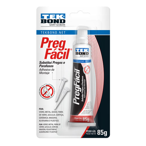 preg_facil_solvente_blister_85g_tekbond_saint-gobain TB Adhesivo Especial Preg Fácil Tradicional